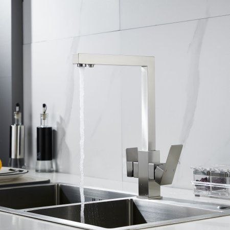 Смеситель для кухни Shevanik S1AG48YWL, Сатин