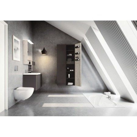 Комплект Geberit Acanto №2 500.301.KJ.A инсталляция + унитаз подвесной + крышка-сиденье
