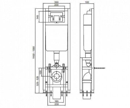 Система инсталляции для унитазов Ideal Standard W370767
