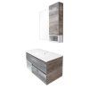 Тумба-умывальник COMFORTY "Турин-90" дуб бежевый с раковиной COMFORTY 90E