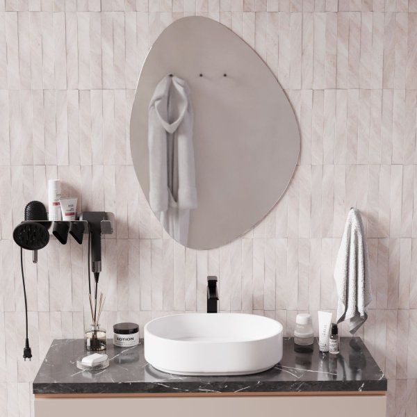 Зеркало MIXLINE "Лидия" 550*750 (ШВ) еврокромка (555935)