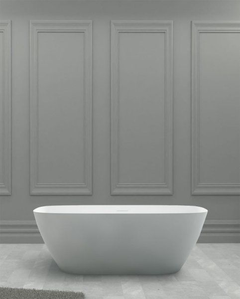 Ванна из искусственного камня ABBER Stein AS9612-1.7 170x72 белый матовый