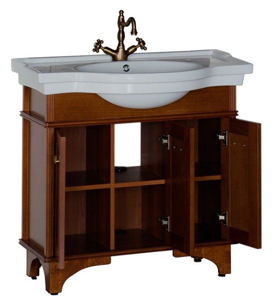 Тумба для комплекта Aquanet Николь 90 орех