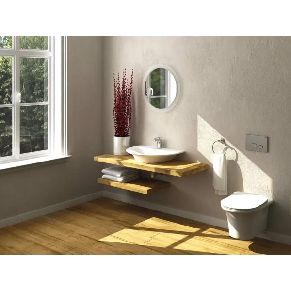 Кнопка смыва Creavit Drop GP200300 для инсталляции, матовый хром