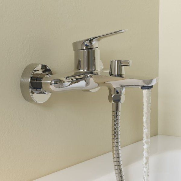 Смеситель для ванны без аксессуаров, глянцевый хром, Zodiac X, IDDIS, ZDXSB02i02WA