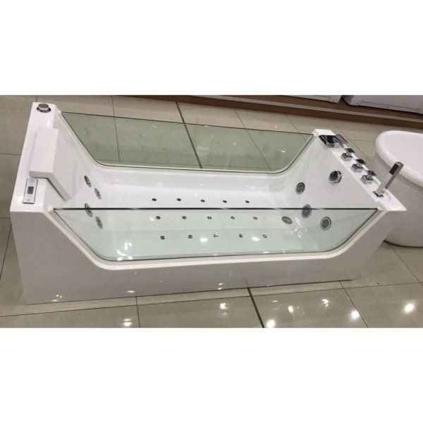 Акриловая ванна Frank F104 180х80 см, с гидромассажем