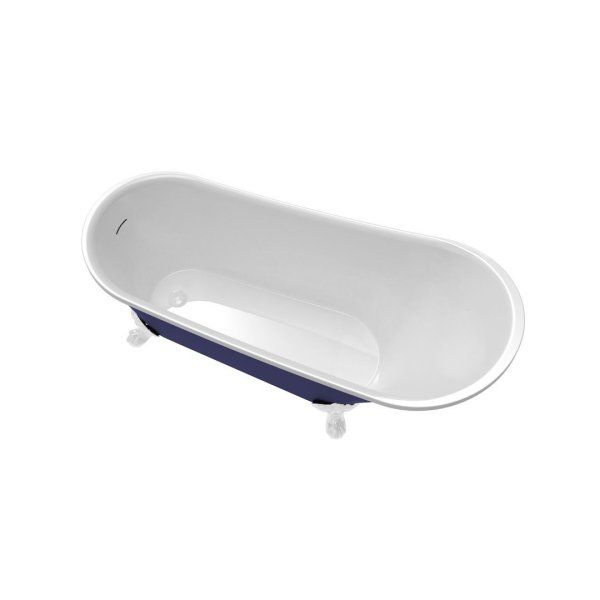 Ванна акриловая отдельностоящая Teymi Iva 162x69x76, синяя матовая T130121