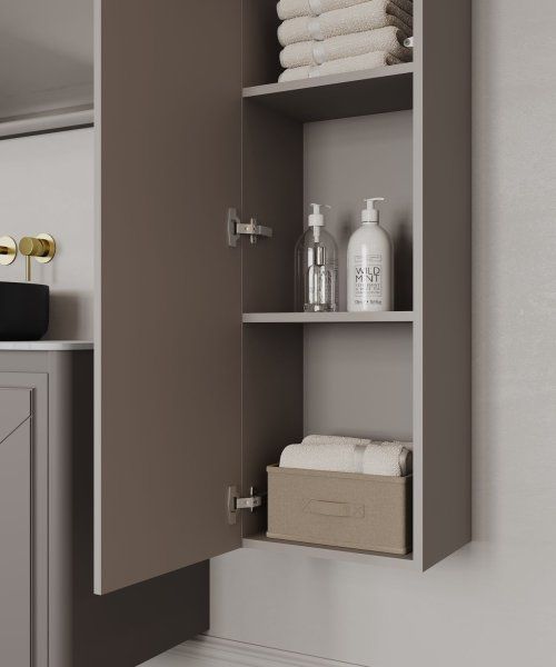 Шкаф-пенал Allen Brau Paris 35 1.360005.WM белый матовый