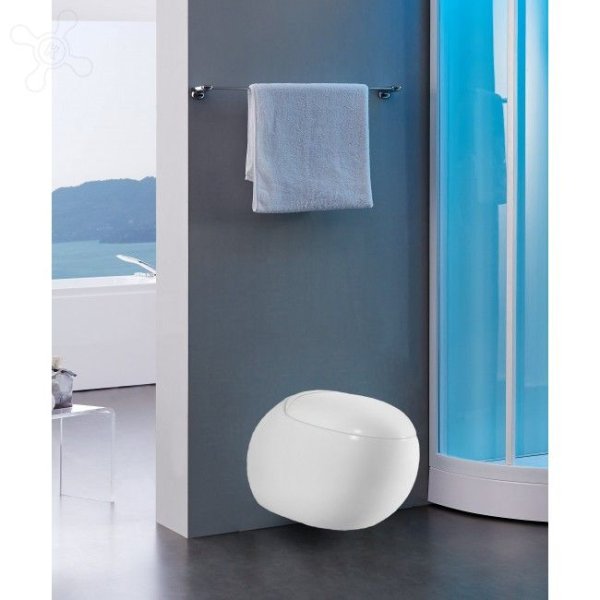 Унитаз GR-4442 (580*400*390) подвесной  с толстой крышкой