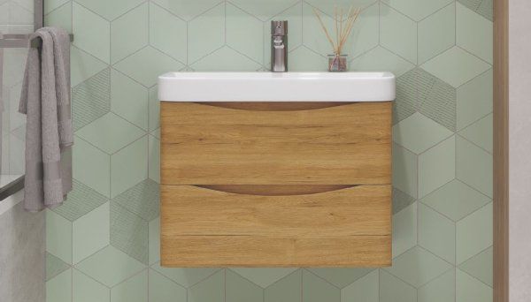 Тумба подвесная Velvex Clay 70.2Y, дуб верона (tp.CLA.9595.70.2Y дуб верона)