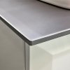 Тумба-умывальник COMFORTY "Империя-120" белый глянец с антрацитовой столешницей, с раковиной COMFORTY 78189