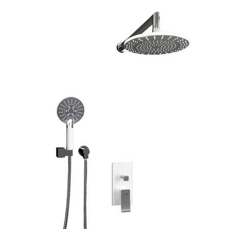 Встраиваемая душевая система WasserKRAFT A16067WHITE белый, хром