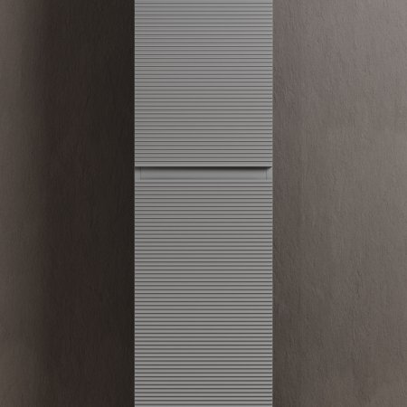 Шкаф-пенал подвесной SANCOS Folk, 350х350х1650 мм, цвет Ergraut soft,  PFL35ES