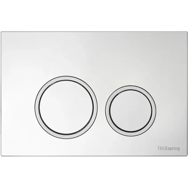 Инсталляция для унитаза Tece TECEspring R S401101 с кнопкой смыва, хром