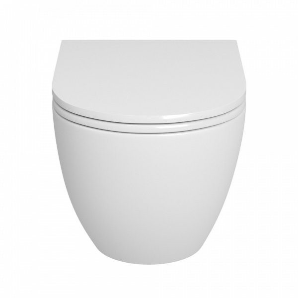 Унитаз подвесной Maretti Elena (торнадо) безободковый с микролифтом, EA10PBM73-844, белый