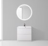 Тумба с раковиной BelBagno Marino MARINO-600-2C-PIA-BL-P 60 bianco lucido