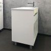 Тумба-умывальник COMFORTY "Модена М-75" белая матовая с раковиной "Quadro 75"