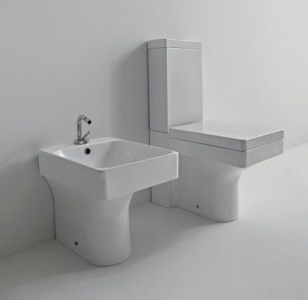 Чаша для унитаза моноблок Kerasan Cento 3522bi прямоугольная