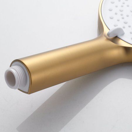 Смеситель для душевой кабины однорычажный  Shevanik S4716G, Золотой сатин