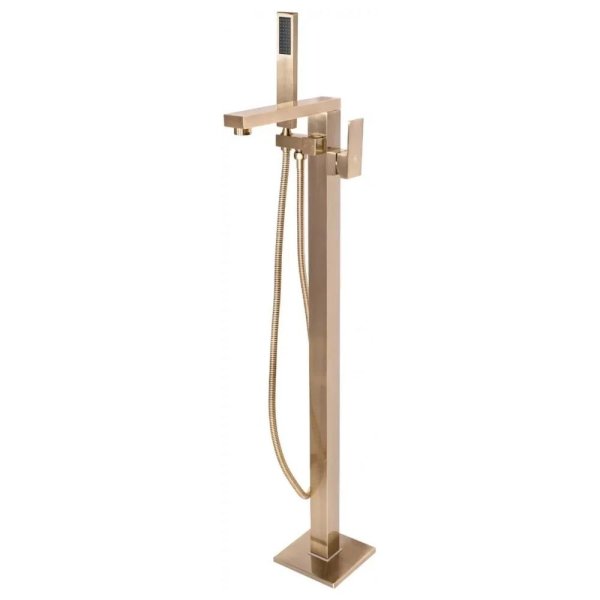 Смеситель напольный для ванны Groсenberg GB800BR, бронза