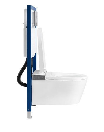 Умный подвесной унитаз AKH1051H / инсталляция AHY1051/ клавиша AHM051G