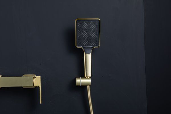 Смеситель для ванны Frap F3291-3, сатин золотой