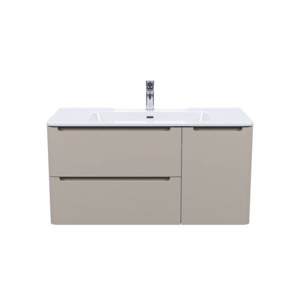 Тумба с умывальником, подвесная, 100 см, капучино, Edifice, IDDIS подходит умыв. 0101000i28 (EDNPI1OA0CQW0iRC95TQK)