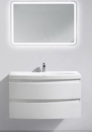Тумба с раковиной BelBagno Prospero 90 bianco lucido