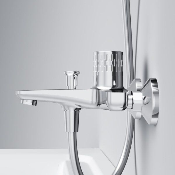 Смеситель для ванны и душа с индикацией температуры AM.PM Gem F90A10400