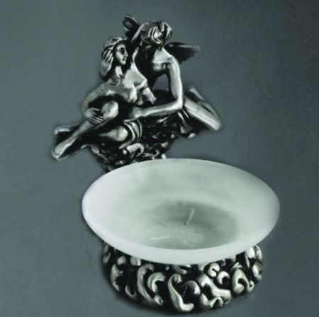 Мыльница Art&Max Romantic AM-0081C-T серебро