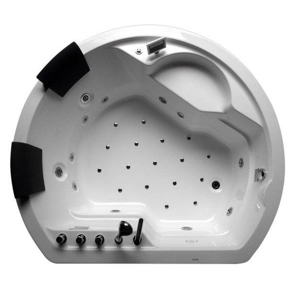 Акриловая ванна Gemy G9053 K с гидромассажем