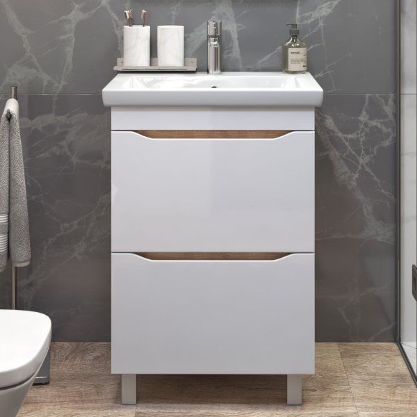 Тумба VIGO Grani под раковину Grani 600-0-2 (Como) дуб золотой (201 дуб золотой)