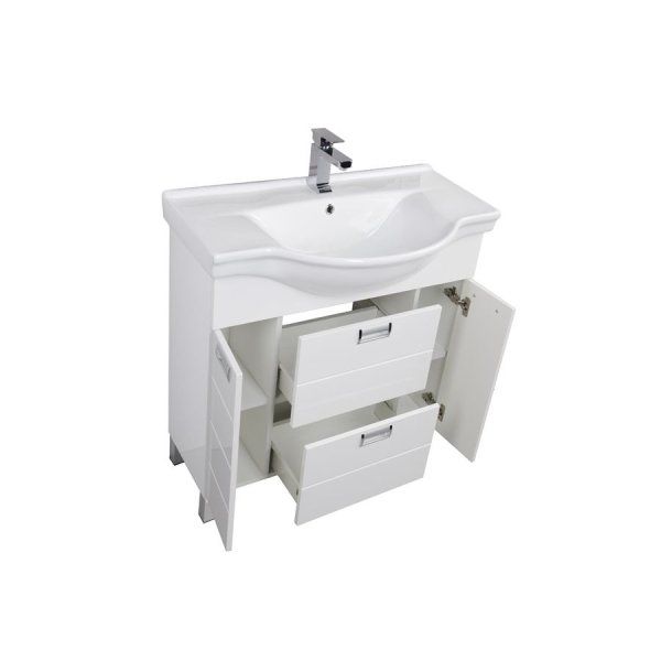 Тумба под раковину Aquanet Сити 00173384 90 белая