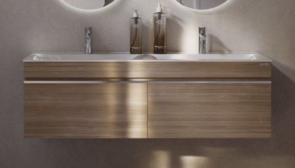 Тумба подвесная Velvex Pulsus 140 Дуб сонома (tp.PUL.PUL.140.2Y дуб сонома)