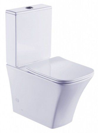 Унитаз-компакт Esbano Crisan безободковый, белый