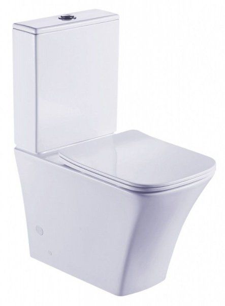 Унитаз-компакт Esbano Crisan безободковый, белый