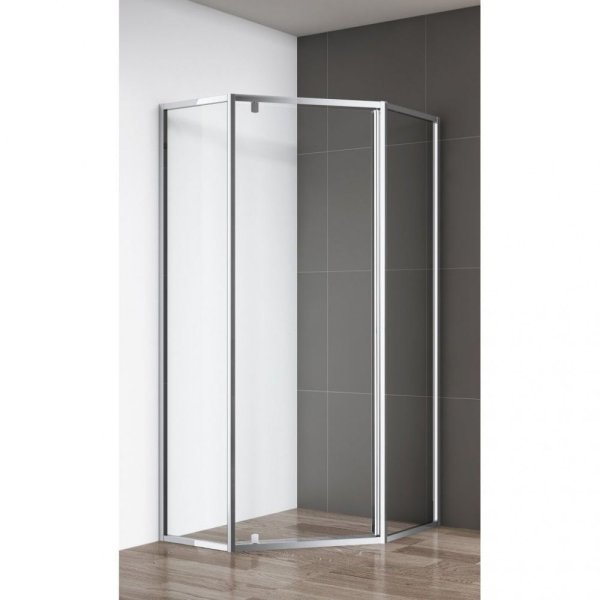 Душевой уголок Cezares Eco ECO-O-P-1-100-C-Cr