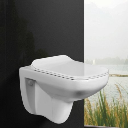 Унитаз подвесной WesnaArt KUBUS 203-KUB13, белый