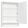 Шкаф-зеркало Aquaton Капри 1A230302KP010 60 белый глянец