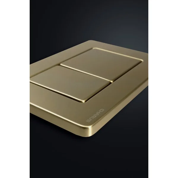 Кнопка смыва Charus Robusto FP.310.BTG.05 для инсталляции, темное золото матовый