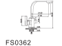 Смеситель для кухонной мойки Fmark под фильтр питьевой воды (FS0362)