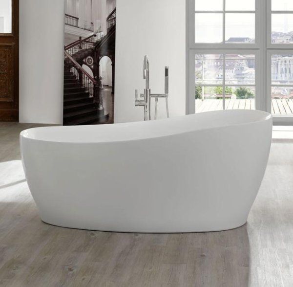 Акриловая ванна Knief Relax 0100-078-06 180x85 отдельностоящая, белый