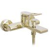 Смеситель для ванны REA SOUL GOLD золото настенный, REA-B9923