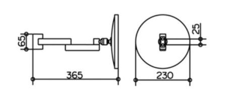 Зеркало Keuco Universal косметическое, без подсветки