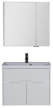 Шкаф-зеркало Aquanet Латина 00179635 80 белый