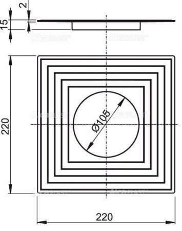 Воротник изоляции  AlcaPlast APV0003