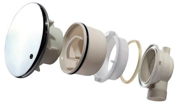 Крышка сифона Cezares TRAY-COVER-BR для поддона, бронза