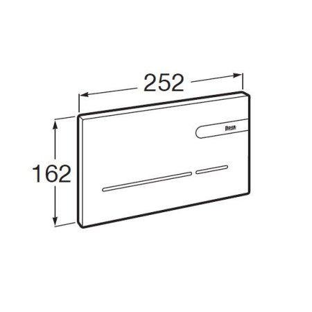 Кнопка смыва Roca EP-2 890102009 электронная, белый