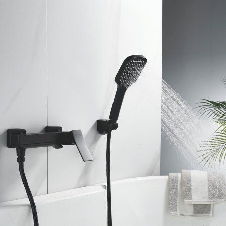 Смеситель для ванны Shevanik S40 S4JL00CZ2HSY черный