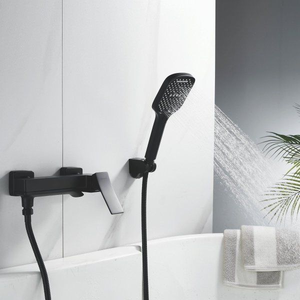 Смеситель для ванны Shevanik S40 S4JL00CZ2HSY черный